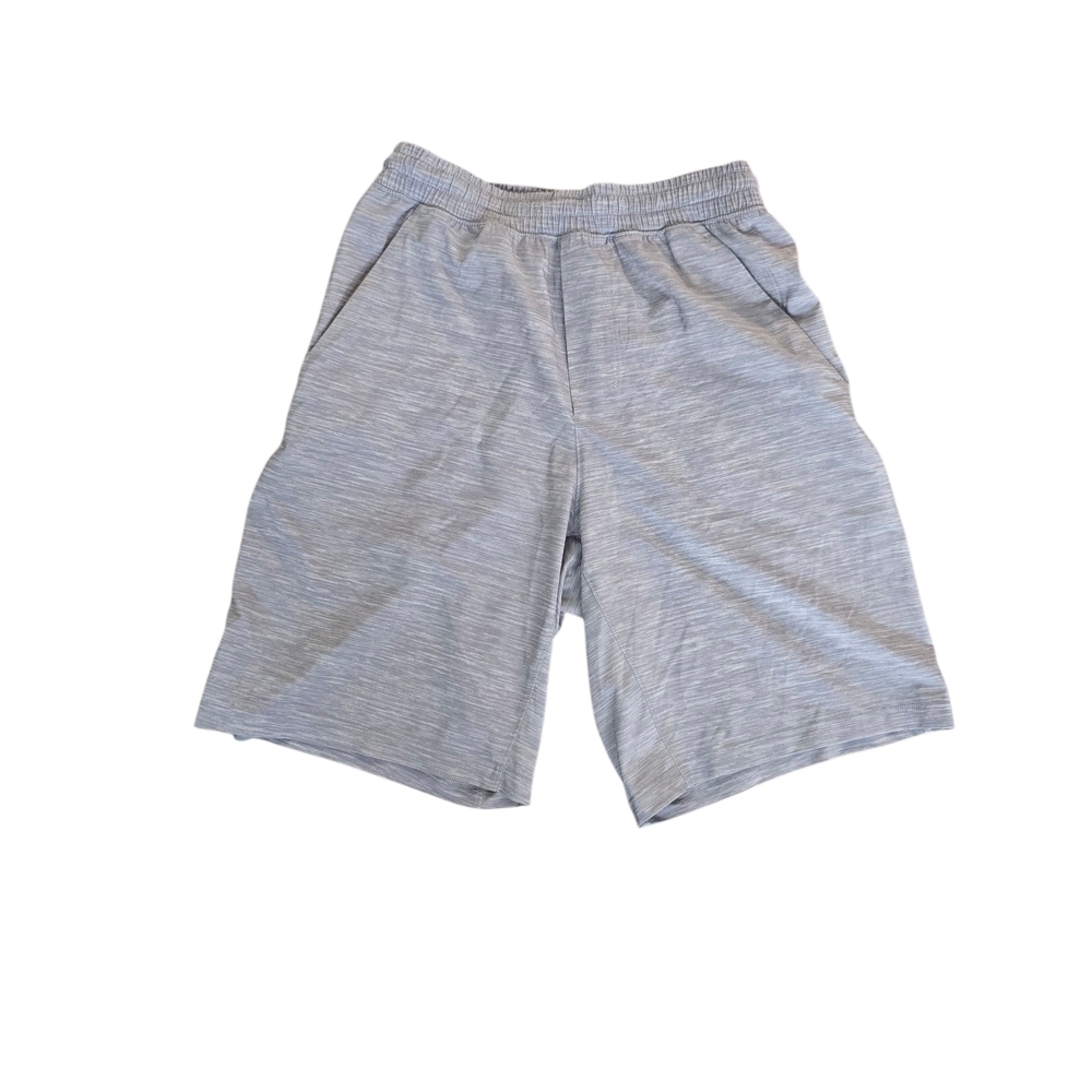 lululemon athletica Men's Pace Breaker Light Heathered Gray Athletic Shorts XS